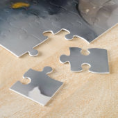 De magie van vriendschap: het meisje en de wolf legpuzzel (Zijkant)