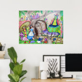 De Magie van Wonder Land Poster (Thuiskantoor)