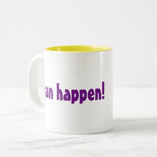 De Magie zit in jou Tweekleurige Koffiemok (Voorkant links)