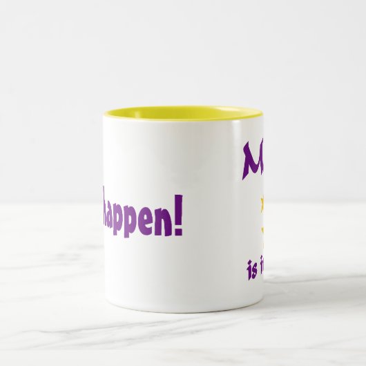 De Magie zit in jou Tweekleurige Koffiemok (Center)