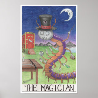 De Magiër tarotkaart Poster