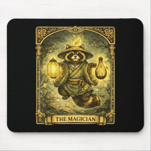 De Magiër Tarotkaart Tanuki Yokai Wasbeer Muismat
