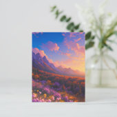 De magische allure van de kleurrijke vallei briefkaart (Staand voorkant)