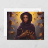 De magische bijenhouder briefkaart (Voorkant / Achterkant)