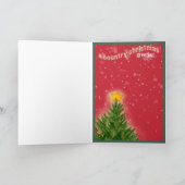 De magische BosFee van de Vakantie Feestdagen Kaart (Binnen)