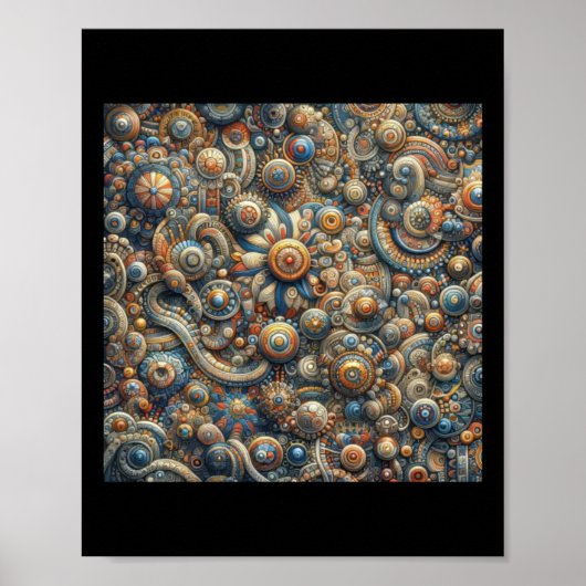 De magische cirkel Sticker Poster (Voorkant)