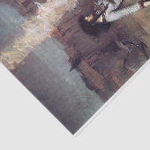 De Magische Cirkel van John William Waterhouse -18 Tissuepapier (Detail)