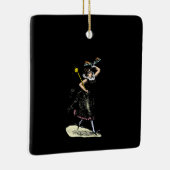 De magische damselfvrouw keramisch ornament (Rechts)