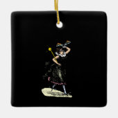 De magische damselfvrouw keramisch ornament (Voorkant)