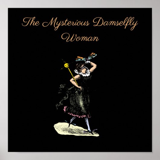 De magische damselfvrouw poster (Voorkant)