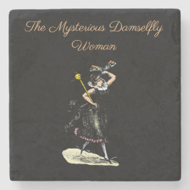 De magische damselfvrouw stenen onderzetter