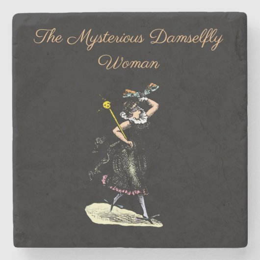 De magische damselfvrouw stenen onderzetter (Voorkant)