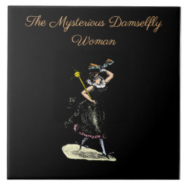 De magische damselfvrouw tegeltje