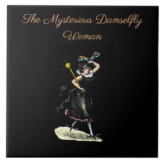 De magische damselfvrouw tegeltje (Voorkant)