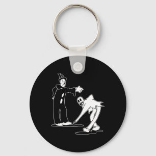 De magische dans van de Clown Ghost Sleutelhanger