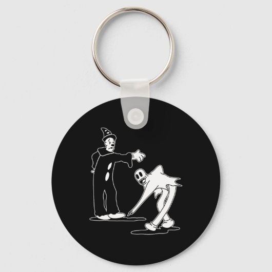 De magische dans van de Clown Ghost Sleutelhanger (Voorkant)