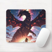 De magische draak Mousepad Muismat (Met muis)