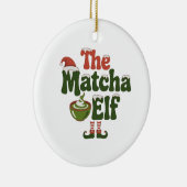 De magische Drink van de Matcha Elf Keramisch Ornament (Rechts)