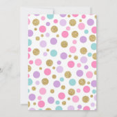 De magische Eenhoorn dankt u kaardt de Partij van Bedankkaart (Achterkant)