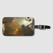 De Magische Fantastische Kunst van de Boekwinkel Bagagelabel (Voorkant (horizontaal))