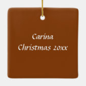 De Magische Fantastische Kunst van de Boekwinkel p Keramisch Ornament (Achterkant)