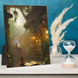 De Magische Fantasy Art Tabletop in de boekwinkel Fotoplaat