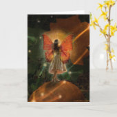 De magische Fee van de Pompoen Kaart (Gele Bloem)