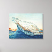 De magische golf canvas afdruk (Voorkant)