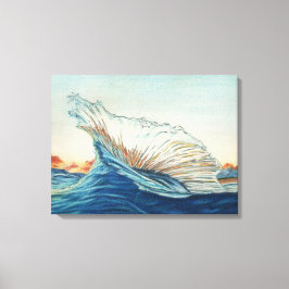 De magische golf canvas afdruk