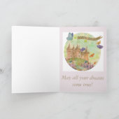 De magische groet van de Verjaardag van de Douane Kaart (Binnen)