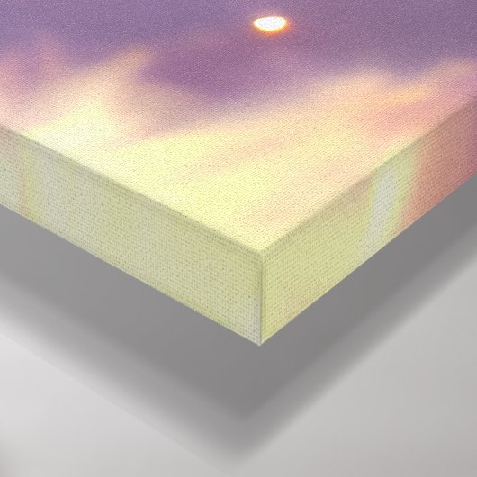 De magische hemel-aangeraakt baby jongen canvas afdruk (Hoek(Onderkant))