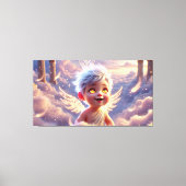 De magische hemel-aangeraakt baby jongen canvas afdruk (Voorkant)