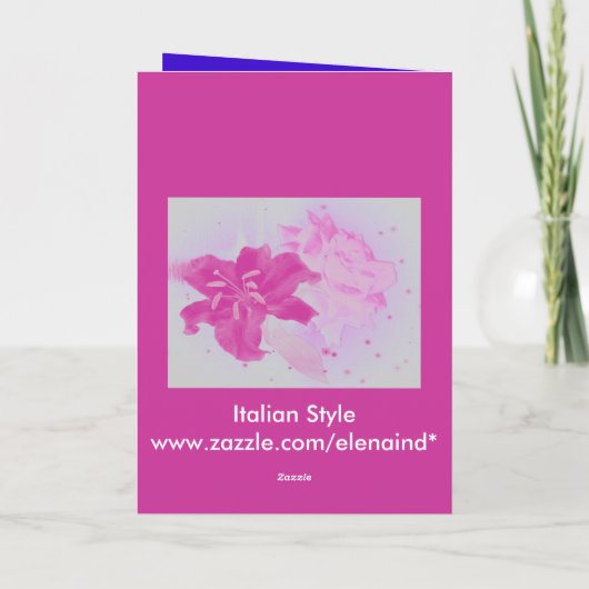 De magische Kaart van Bloemen (Achterkant)