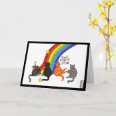 De Magische Kaart van Katten, Transparante Achterg (Gele Bloem)