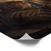 De Magische Kat Poster (Hoek)