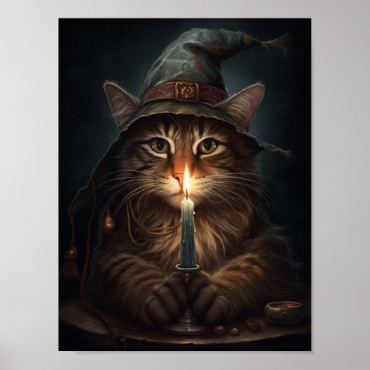 De Magische Kat Poster (Voorkant)