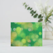 De magische kerstpatronen (groen) briefkaart (Staand voorkant)