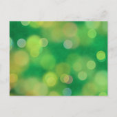 De magische kerstpatronen (groen) briefkaart (Voorkant)