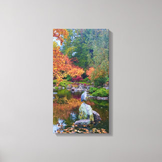 De Magische Kyoto Tuin, Holland Park, Londen Canvas Afdruk