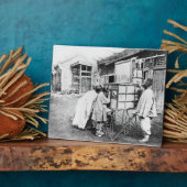 De magische lantaarn, c.1870 (b/w foto) fotoplaat (Zijkant)