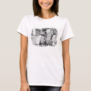 De magische lantaarn, c.1870 (b/w foto) t-shirt