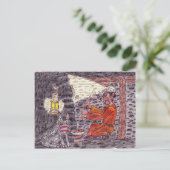 De Magische Mijner Briefkaart (Staand voorkant)