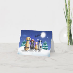 De magische nacht, kerstbriefkaart van Catia le Bedankkaart