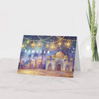 De magische nacht van het Ramadan Briefkaart