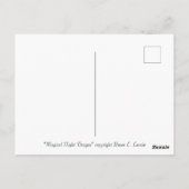 De 'Magische Night' Drakenfantasie van Renee Lavoi Briefkaart (Achterkant)