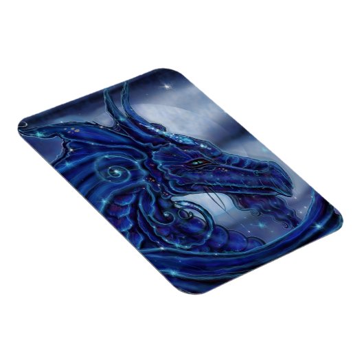 De 'Magische Night' Drakenfantasie van Renee Lavoi Magneet (Rechterzijde)