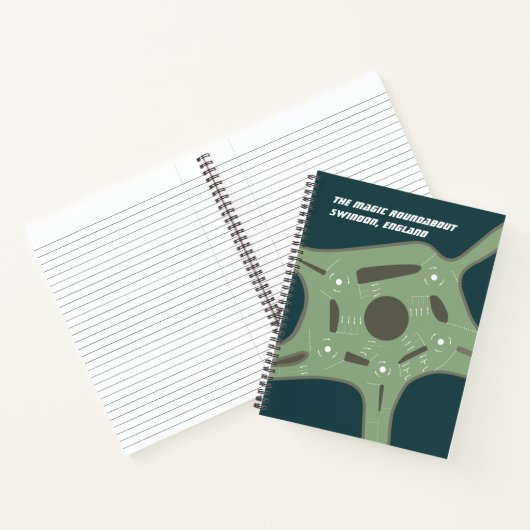 De Magische Ronde, Swindon, Engeland Notitieboek (Binnen)