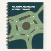 De Magische Ronde, Swindon, Engeland Notitieboek (Voorkant)
