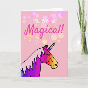 De magische Roze Kaart van de dag van Valentijn `