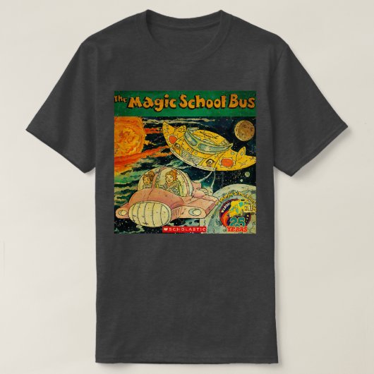 DE MAGISCHE SCHOOL BUS 25 JAAR T-SHIRT (Design voorkant)